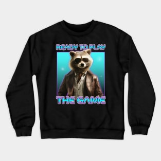 Funny Raccoon Boss Quote Crewneck Sweatshirt